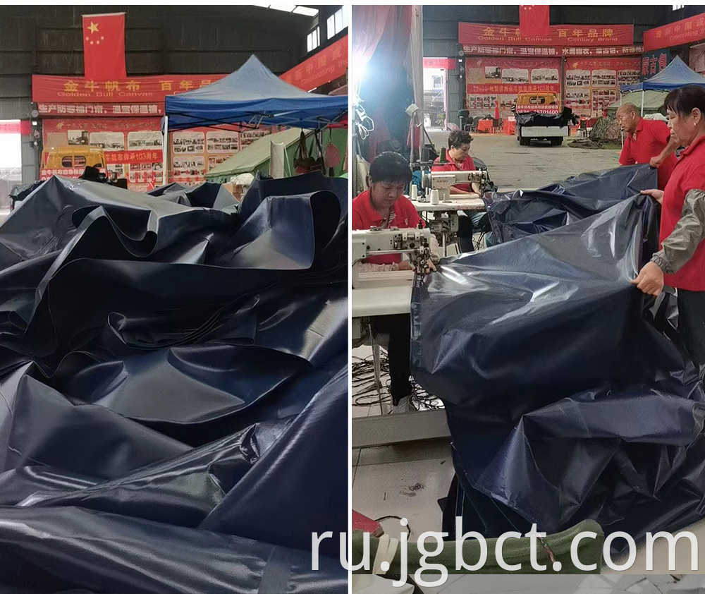 Rainproof tarpaulin